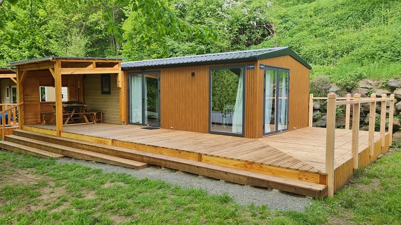 MOBILHEIM Sérengéti 8,63 M X 4,00 M. 2 SCHLAFZIMMER
