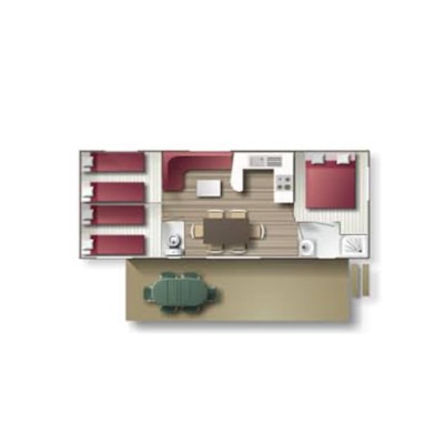 Mobile-home Cordelia Confort 3 Bedrooms