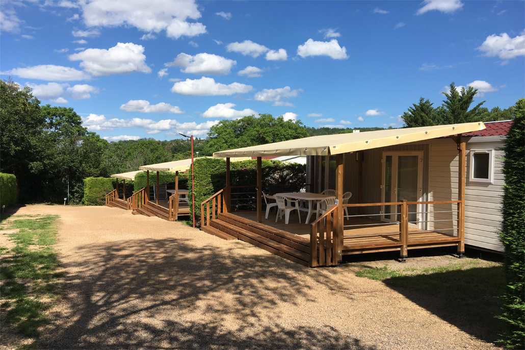 Location - Mobil-Home Grand Confort-3 Max 6 Pers. - Camping Le Clos Auroy