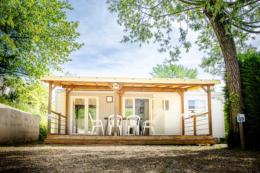 Location - Mobil-Home Grand Confort-3 - Flower Camping Le Clos Auroy