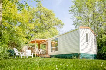 Mietunterkunft - Mobilheim „Loggia Standard“ Mit 2 Schlafzimmern - Flower Camping Le Clos Auroy