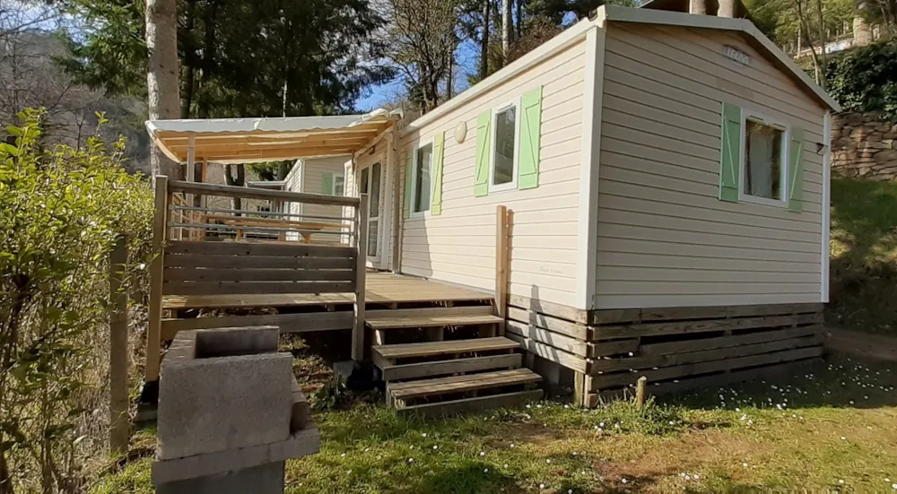 Location - Mobil-Home Artense - Gamme Standard / 2 Chambres - Flower Camping Le Belvédère - Auvergne - Cantal
