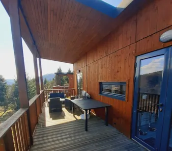 Mietunterkunft - Chalet Premium Belvedere Mit Blick Auf Den See - 3 Schlafzimmer Und 2 Badezimmer - Flower Camping Le Belvédère