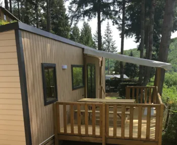 Mietunterkunft - Mobilheim Veronne 35M² - 3 Zimmer - Flower Camping Le Belvédère