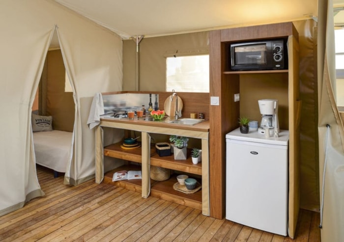 Tente Confort Lodge Jungle Sans Sanitaires - 2 Chambres