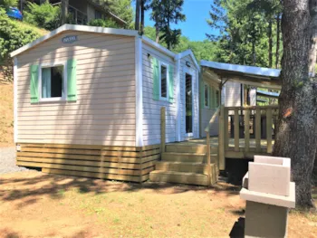 Mietunterkunft - Mobilheim Santoire 30 M²  - 3 Zimmer - Flower Camping Le Belvédère