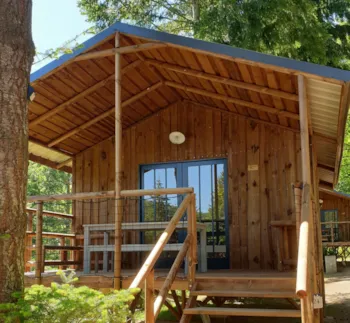 Mietunterkunft - Cabane Marilhou 27 M² - 2 Zimmer - Flower Camping Le Belvédère