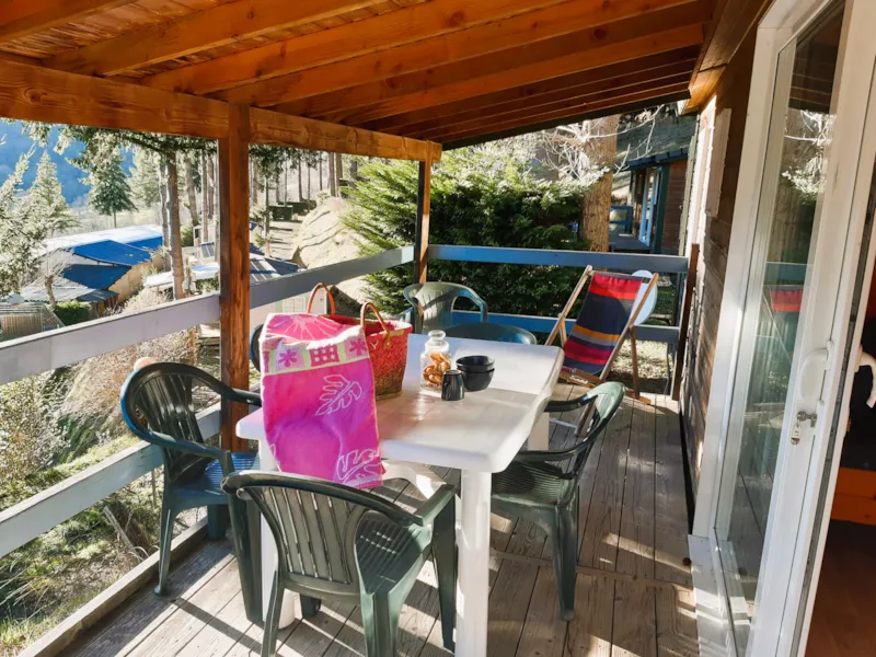 Chalet Truyere - Gamme Confort  Avec Tv / 2 Chambres