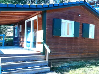 Huuraccommodatie(s) - Chalet Truyere Comfort 35M² (2 Slaapkamers, 5 Slaapplaatsen) - Flower Camping Le Belvédère - Auvergne - Cantal