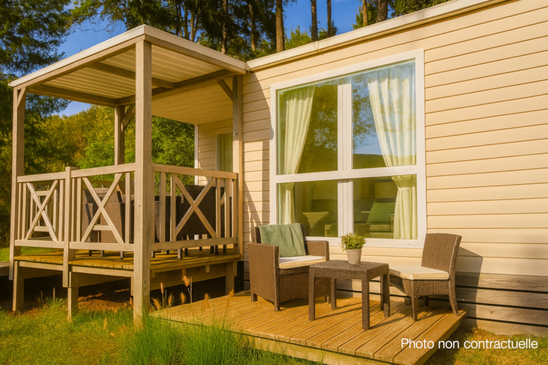 Stacaravan SUMENE Standard 25m² (2bed 4pers)