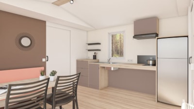 Mobil Home PMR Premium 35m² - Air-conditioned (2bed 4pers)