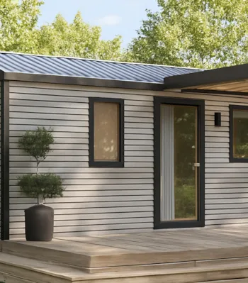 Huuraccommodatie(s) - Brezons Premium Stacaravan + 41M2 (4 Slaapkamers, Slaapplaatsen Voor 8 Personen) En 2 Badkamers Met - Flower Camping Le Belvédère - Auvergne - Cantal