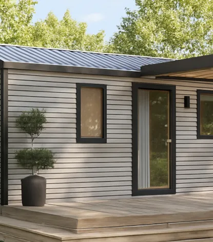 Mobil-Home Brezons Premim + 41M2 (4Ch 8 Pers) Et 2 Sdb Vue Lac