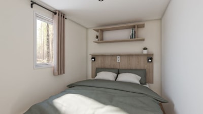 Mobile home BREZONS Premium 41m2 - Air-conditioned (4bed 8 pers) 2 bathrooms - Lake view