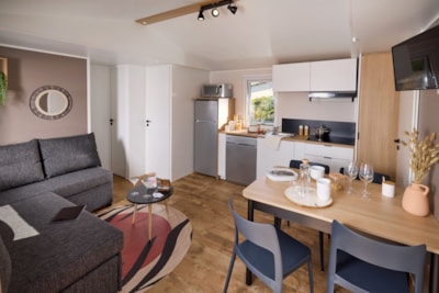 Mobil Home SERAC Premium 36m2 - Air-conditioned (3bed 6 pers) - Lake view