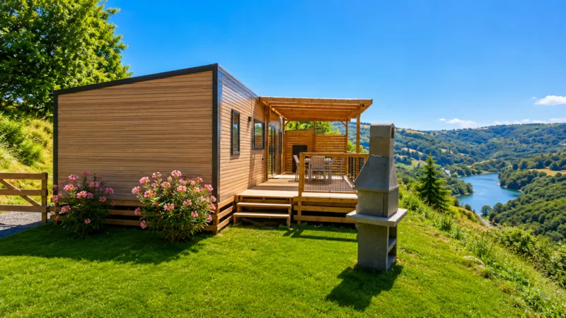 Mobil Home Serac Premium 36M2 - Climatisé (3Ch 6 Pers) - Vue Lac