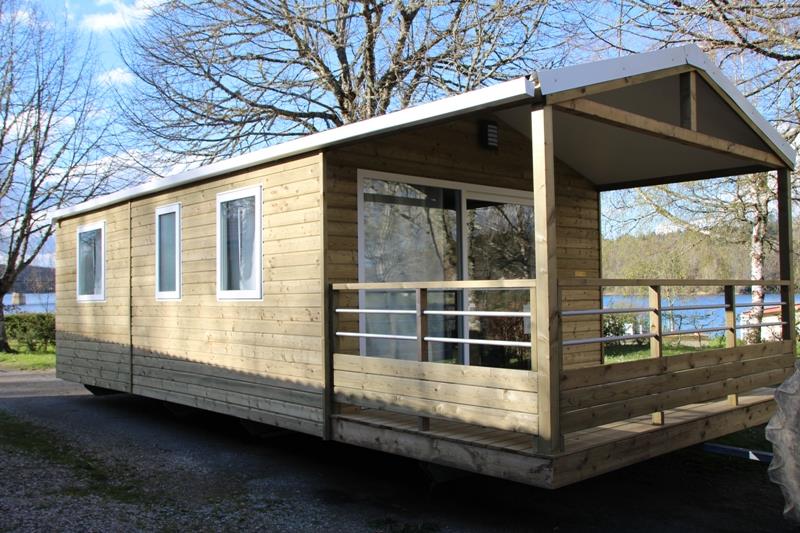 Location - Mobil Home - Lodge Du Lac - Camping du Viaduc, Le Rouget Pers