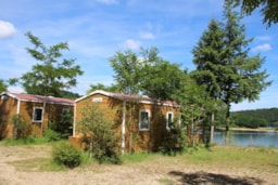 Huuraccommodatie(s) - Stacaravan - Lodge Bleu Du Lac - Camping du Viaduc