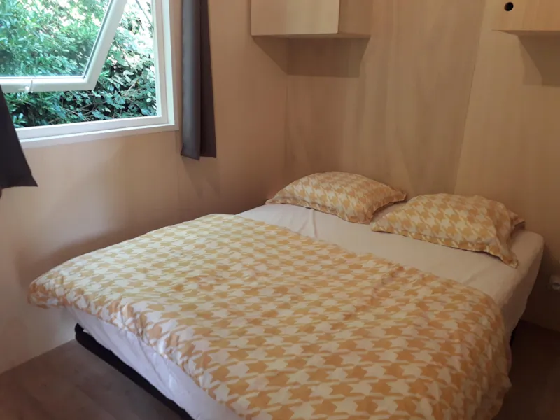 Mobil Home Elite Toile & Bois 21M² - 2 Chambres - Sans Sanitaires