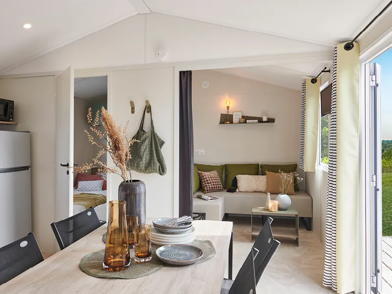 Mobil Home Modulo 27M² - 2 Chambres Formule Hôtelière