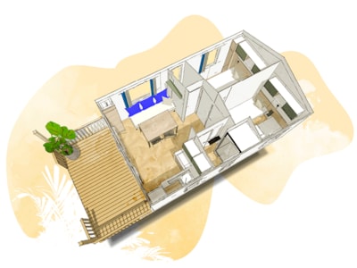 Bergame mobile home, 23 m² - HOTEL FORMULA — 4