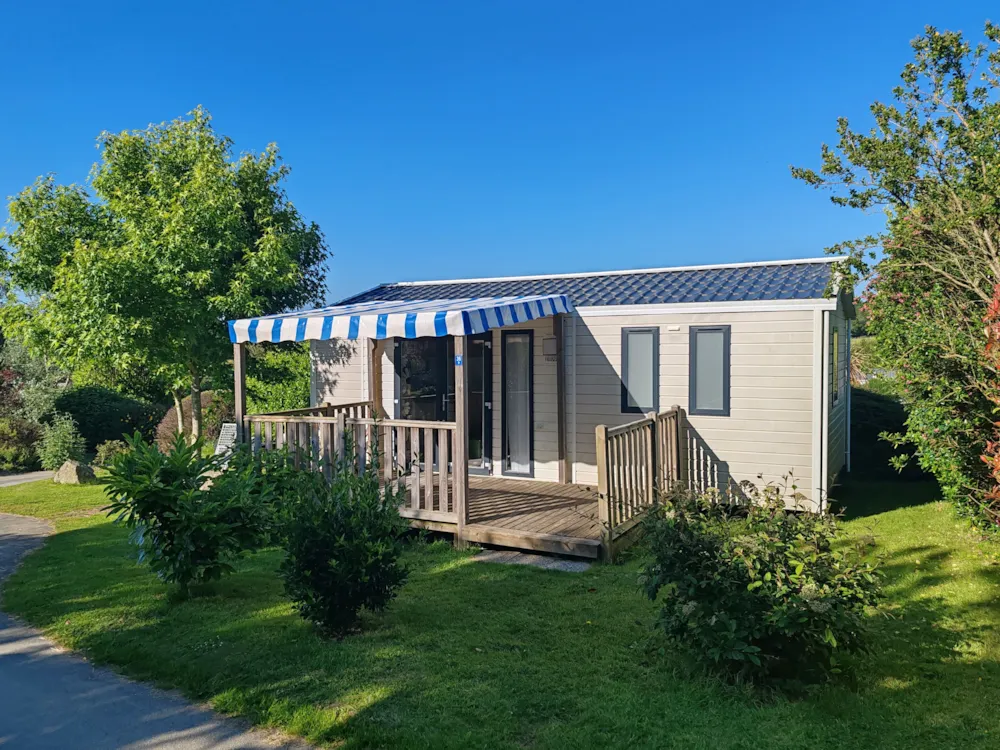 Location - Mobil Home Bahia 27M² - 2 Chambres - Camping Les Peupliers