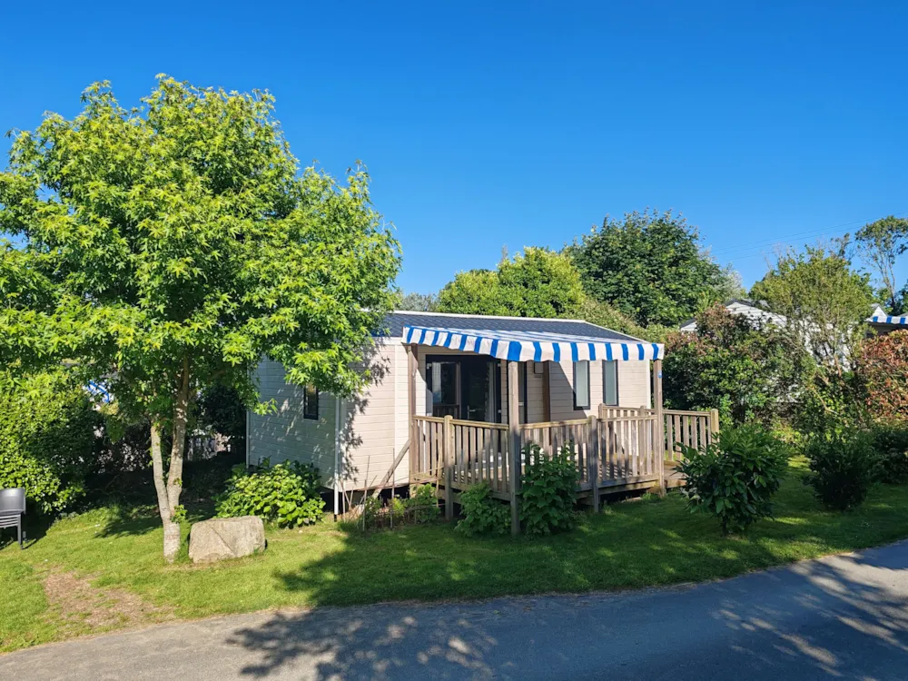 Location - Mobil Home Bahia 27M² - 2 Chambres Formule Hôtelière - Camping Les Peupliers