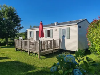 Huuraccommodatie(s) - Stacaravan Bermudes 06 32M² - 3 Slaapkamers - Camping Les Peupliers