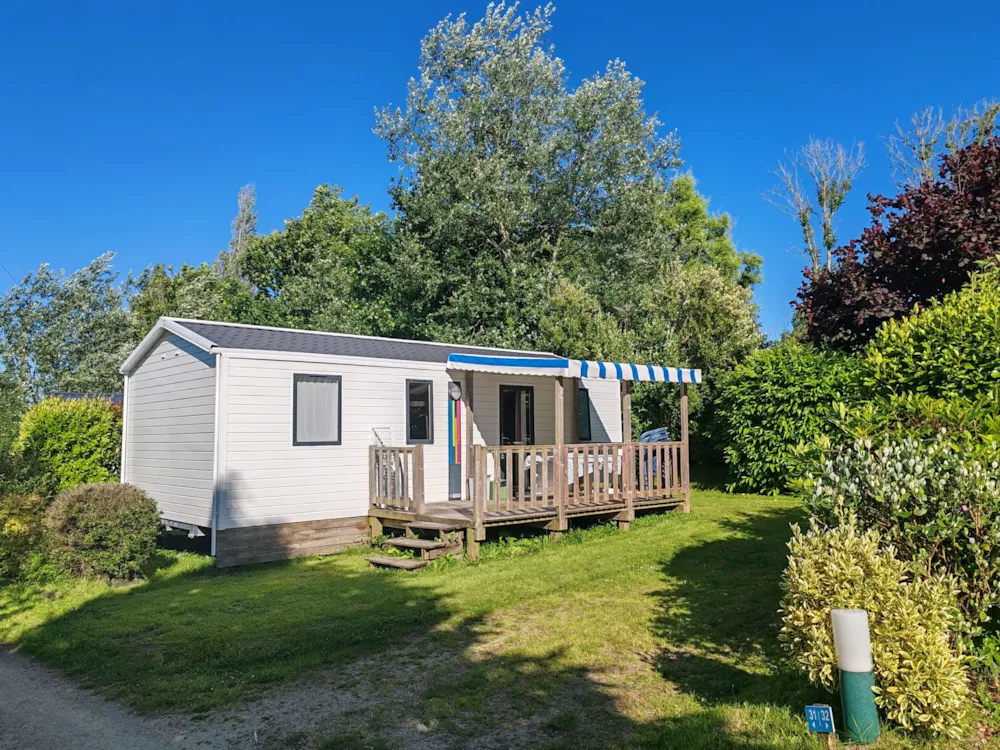 Location - Mobil Home Bermudes 16 30M² - 3 Chambres - Camping Les Peupliers