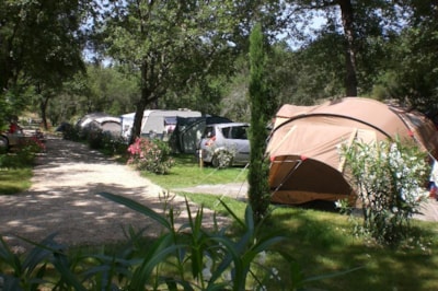 Pitch : 1 car + tent/caravan or camping-car — 1