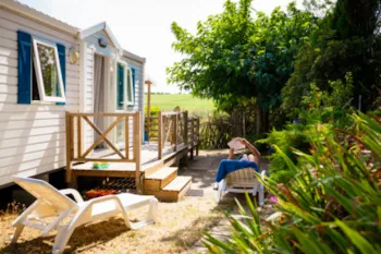 Mietunterkunft - Mobilheim Comfort Plus Mit Klimatisierung - Camping Naturiste Les Aillos