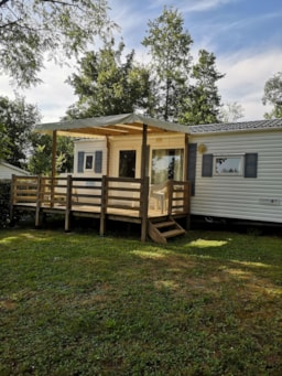 Huuraccommodatie(s) - Mobil Home 2 Ch Standard - Camping Naturiste Les Aillos