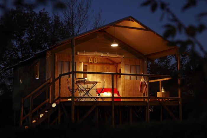 Lodge Bois 4 Saisons Confort 37M² (2 Chambres) Dont Terrasse Couverte 12M² + Côté Rivière