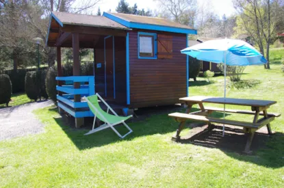 Cabanon Standard Bleu 8M² + Terrazza 3M² - Senza Sanitari + Loggia 3M²