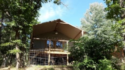 Accommodation - Cabin Lodge 4 Saisons Confort 25M² - 25M²- 2 Bedrooms + Sheltered Terrace 12M² - Flower Camping La Rochelambert