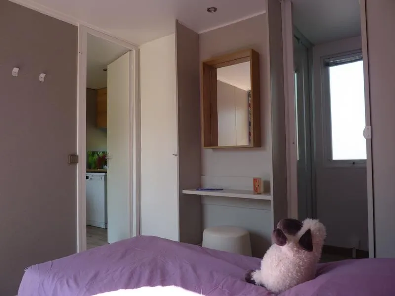 Mobil-Home Premium 32M² (2 Chambres) + Terrasse 38M² + Tv + Lv + Bbq + 2Sdb