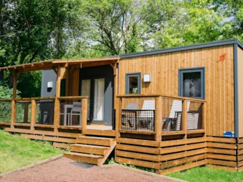 Accommodation - Mobile-Home Premium 33M² 3 Bedrooms + Terrace + Tv + Dishwasher + Bbq + Pedestrian Area - Flower Camping La Rochelambert