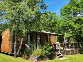Mietunterkunft - Mobilheim Premium 32M² - 2 Zimmer - Terrasse + 2Sdb - Flower Camping La Rochelambert