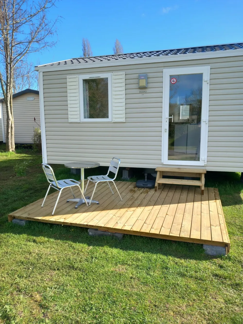 Location - Mobil-Home Privilège 1 Ch. - Terrasse Non Couverte - 21 M2 - Camping de la Baie          Sites et Paysages - Baie de Somme