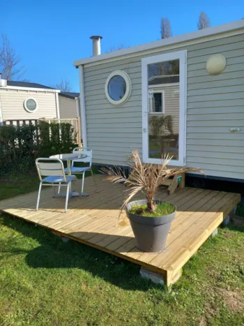 Location - Mobil-Home Confort 1 Ch. - Terrasse Non Couverte - 20 M2 - Camping de la Baie          Sites et Paysages - Baie de Somme