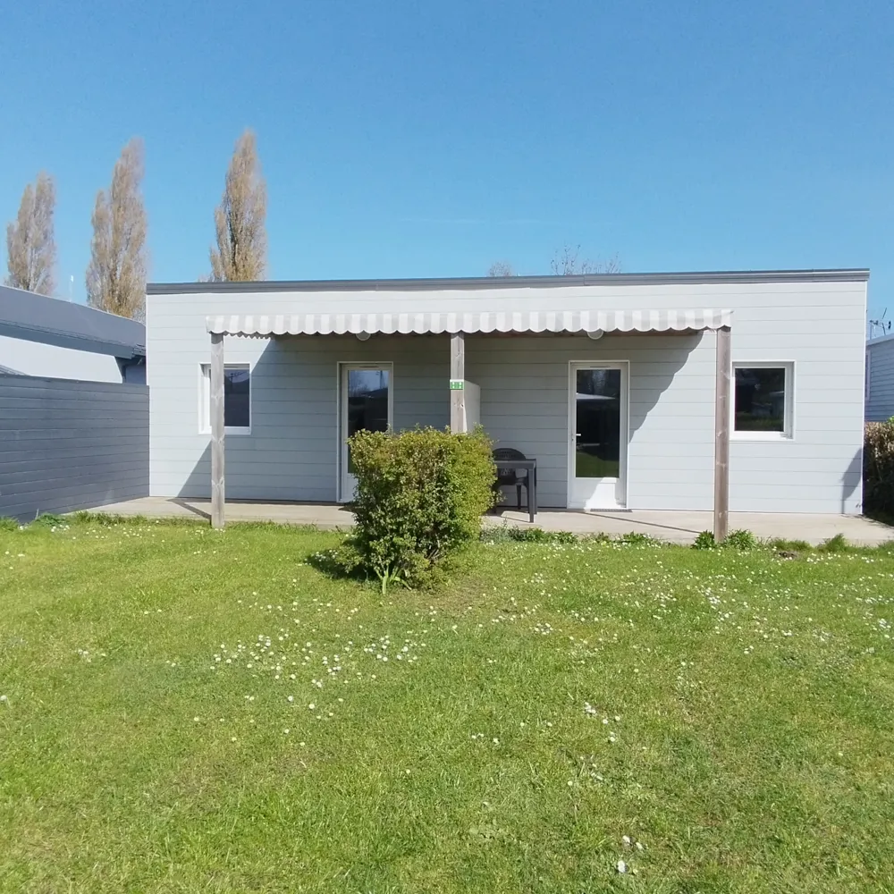 Location - Chalet Privilége 1 Ch. - Terrasse Couverte - 25 M2 - Camping de la Baie          Sites et Paysages - Baie de Somme