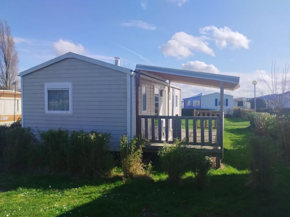 Location - Mobil-Home Confort 3 Ch. - Terrasse Couverte - 35 M2 - Camping de la Baie          Sites et Paysages - Baie de Somme
