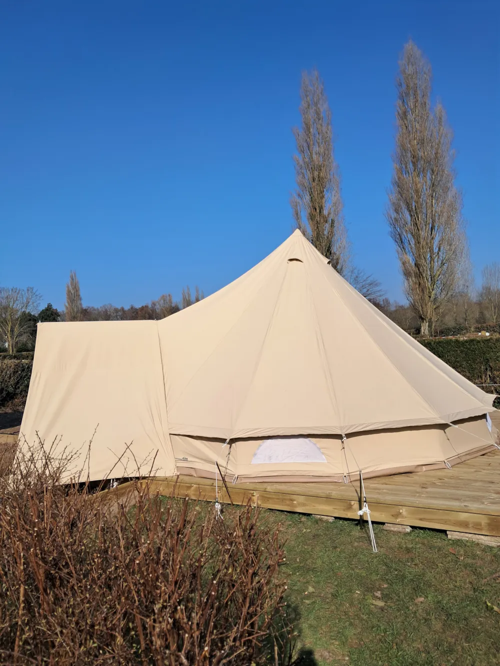 Emplacement - Tente Insolite Confort Équipée 4 Pers- "Prêt À Camper" - Camping de la Baie          Sites et Paysages - Baie de Somme
