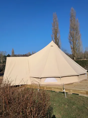 Emplacement - Tente Insolite Confort Équipée 4 Pers- "Prêt À Camper" - Camping de la Baie          Sites et Paysages - Baie de Somme