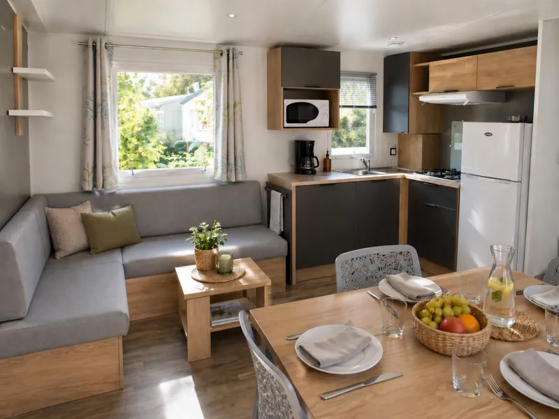 Mobil-Home Premium 3 Ch. - Terrasse Couverte - 35 M2