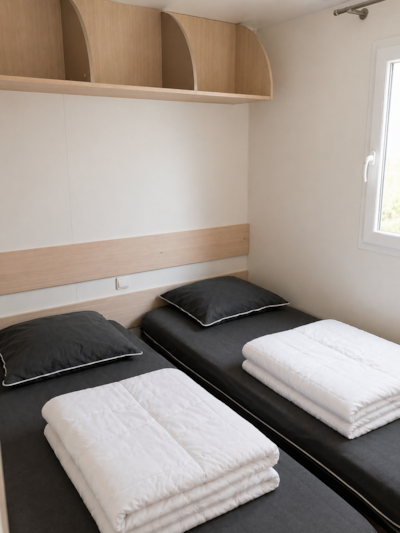 2-bedroom mobile home Confort  - Uncovered terrace - 30 m²