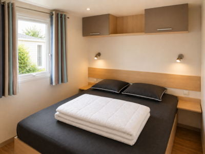 2-bedroom mobile home Confort  - Uncovered terrace - 30 m²