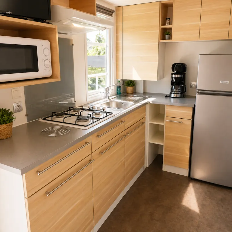 Mobil-Home Premium 2 Ch. - Terrasse Couverte - 30 M2