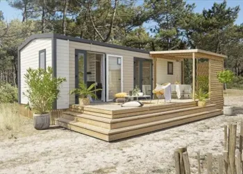 Mietunterkunft - Mobil-Home Louisiane Grand Large 1 30M² - Camping Le Robinson