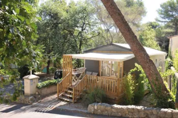 Mietunterkunft - Chalet Pili-Pili (2 Zimmer + Zelttuchanbau) - Parc des Maurettes